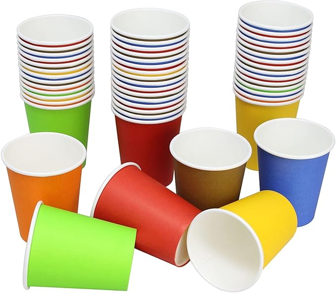 180ml colored paper cup